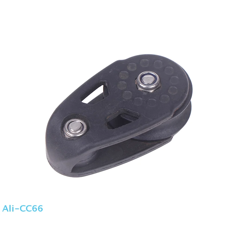 【C】Kajak Kanu Boot Riemenscheibe Kit Heavy Duty Kajak Gleitschiene Anker Trolley Kit Marine Einzelrolle Block Riemenscheibe Kanu Riemenscheibe Image