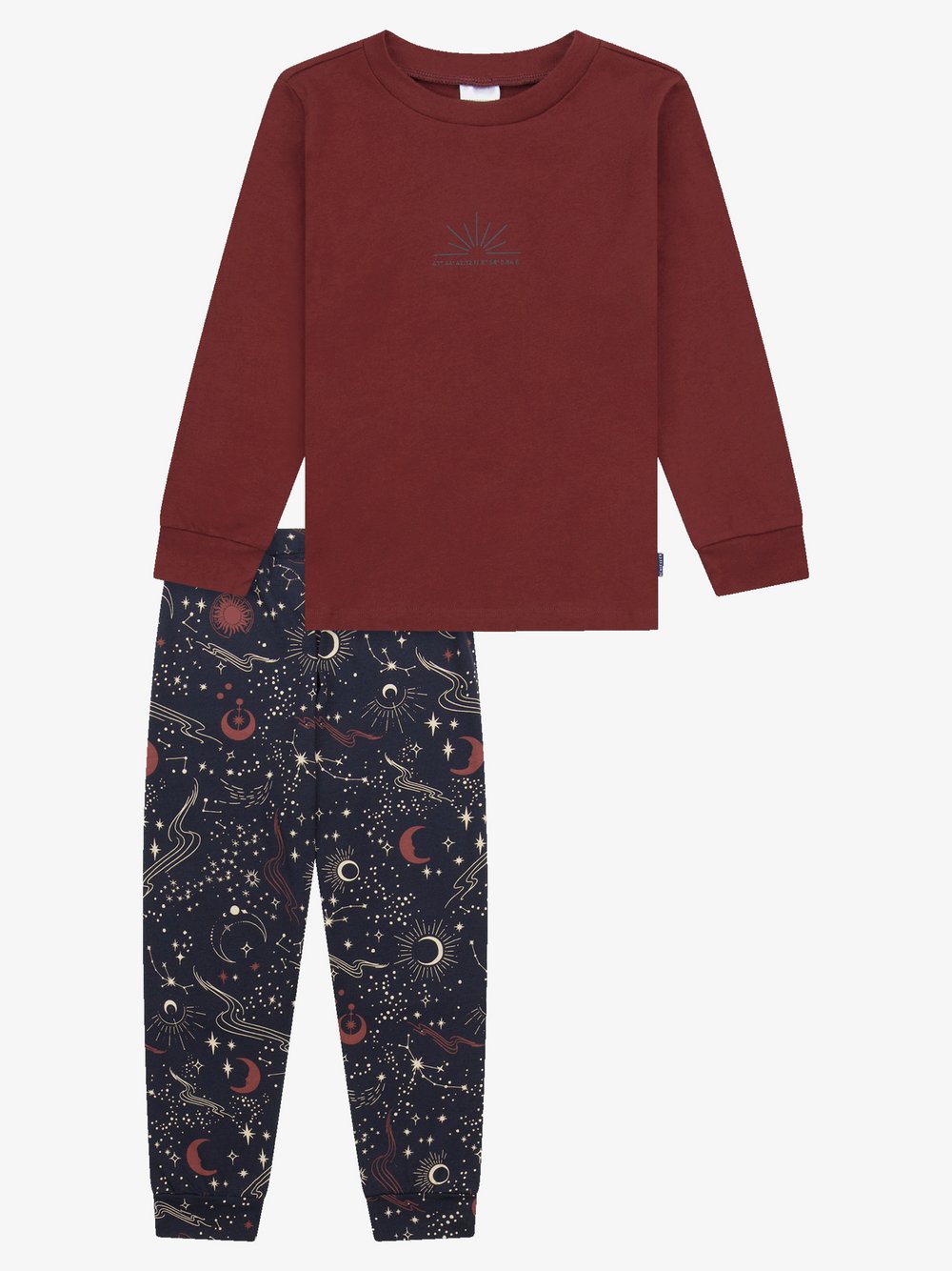 Schiesser Pyjama Jungen bordeaux, 104 Image
