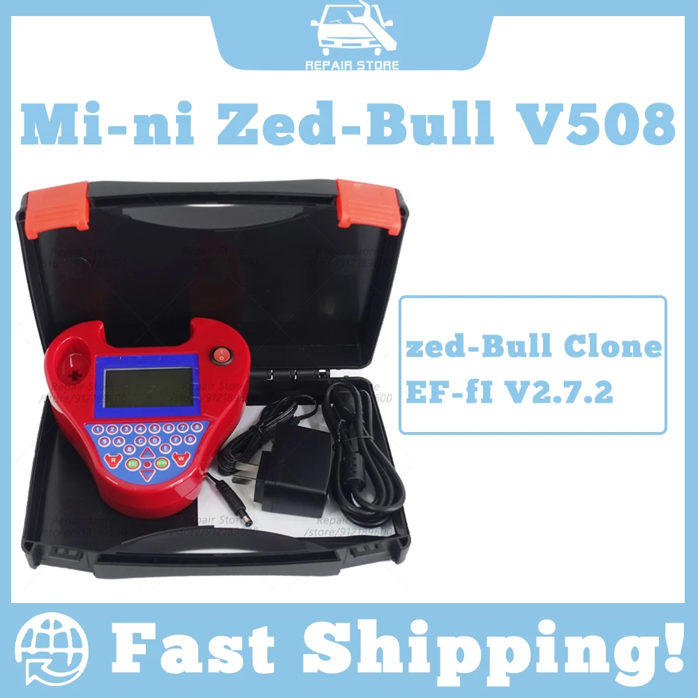 Mi-ni zed-bull v508 sw ef-fi v2.7.2 keine Token Transponder Klonen finden PIN-Code Lesen Kilometer/Vin-Nummer einfach zu bedienen Image