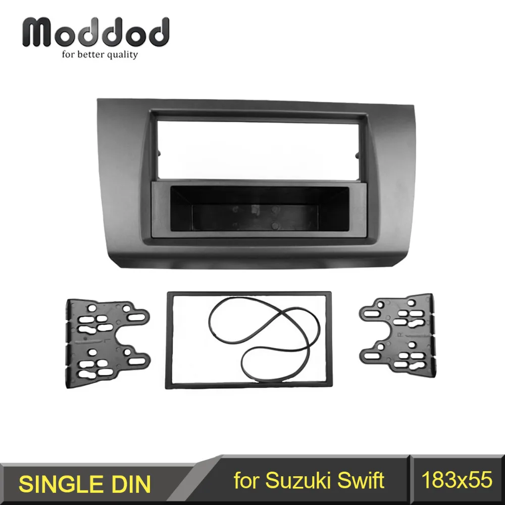 1- oder Doppel-Din-Radio-Blende für Suzuki Swift DVD Panel Dash Montage Trim Kit Rahmen Lünette Facia
