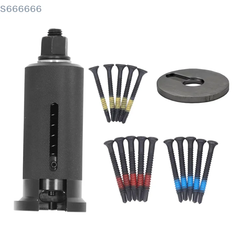 Edelstahl Power Puller Professionelle Schloss Türschloss Zylinder Puller Mit 15 teile/beutel Schrauben Nagel Puller Lock Werkzeug Image