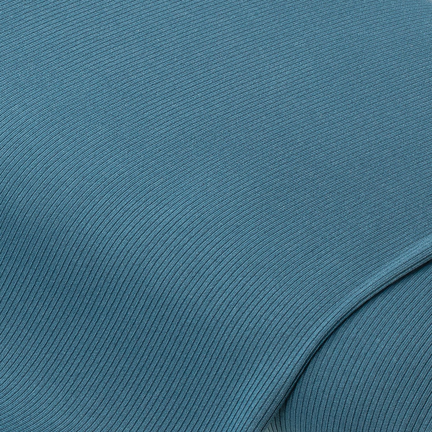 Feinripp-Jersey Uni, blau Image