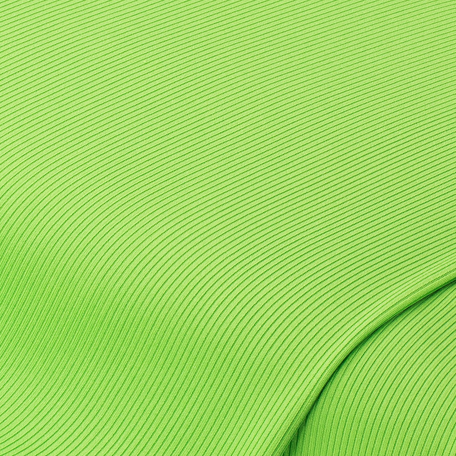 Feinripp-Jersey Uni, apfelgrün Image