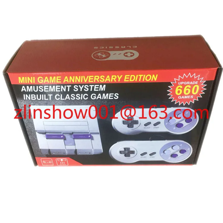 SUPER NES SFC660 Spielekonsole 16-Bit SNES MINI Spielekonsole TV Mini NES Konsole Image