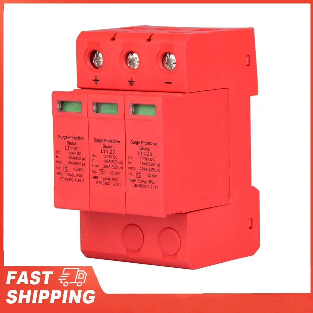 3P 3,0KV Power Protector Ableitergerät für Lightning Protector Ableiter Geräteschutz Image