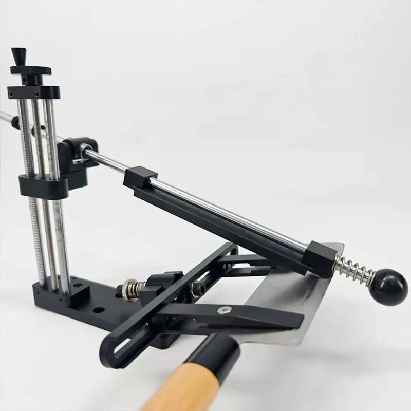 Neue professionelle Messerschärfer Schärfsystem Küchenmesser Werkzeuge Fester Winkel Apex Messerschärfer mit Diamantsteinen Set Image