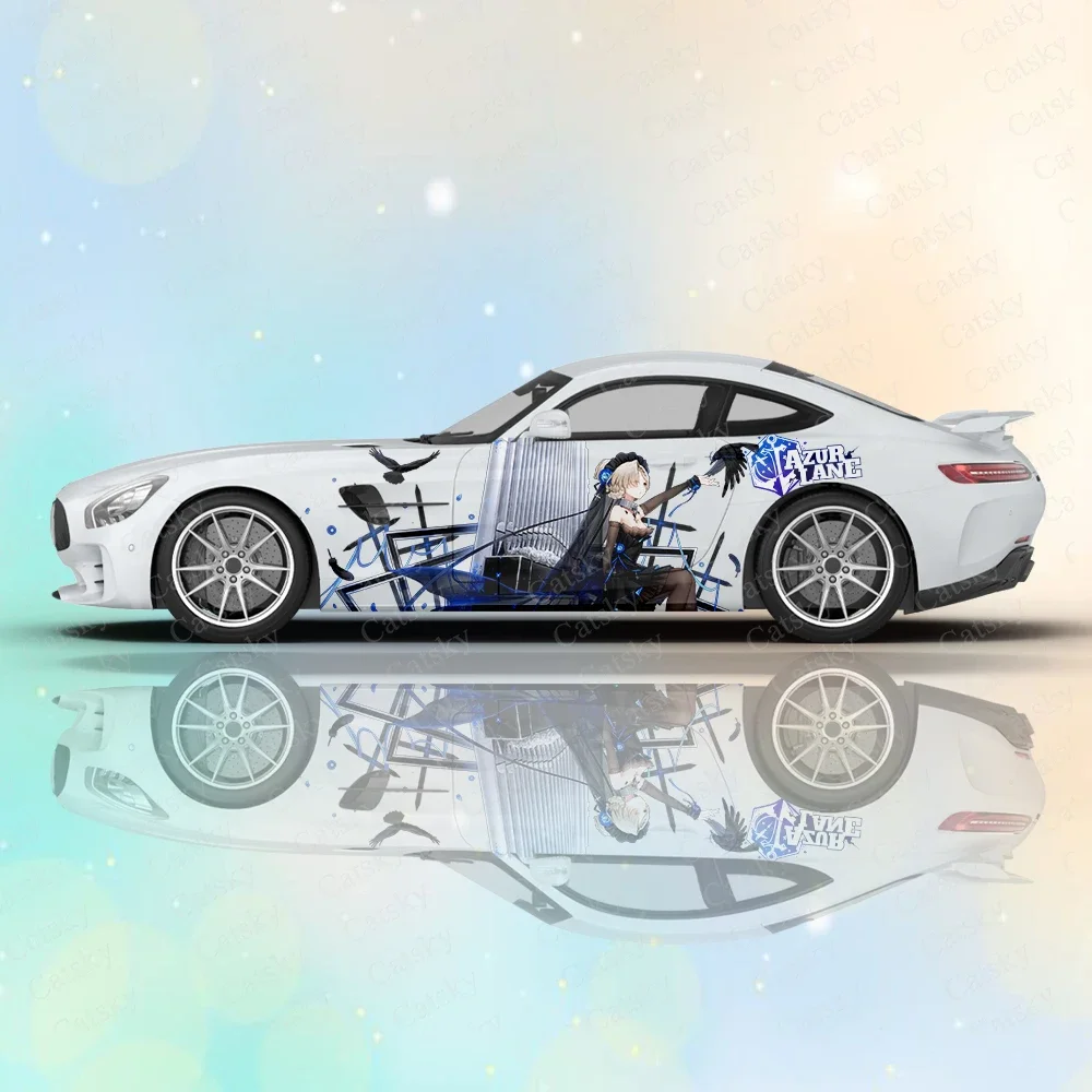 Azur Lane 1 Anime Mädchen Karosserieaufkleber Anime Itasha Vinyl Auto Seitenaufkleber Aufkleber Anime Karosserieaufkleber Image