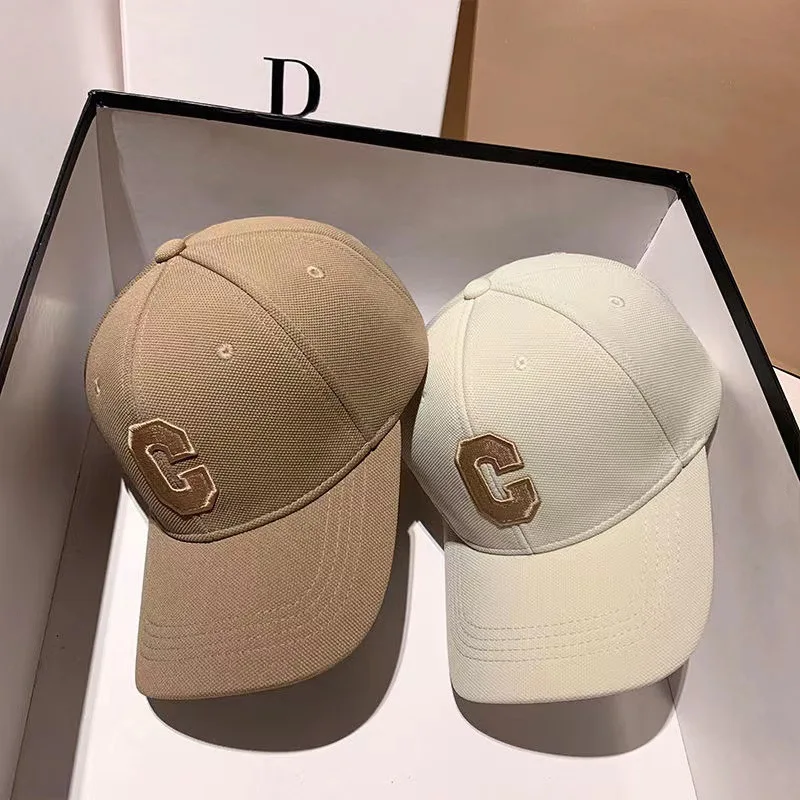 Cappelli per Gli Uomini 2023 Nuovo C Lettera Berretto da baseball ricamato Kpop Coppia di Moda Snapback Cap Uomini e Donne Cappelli da Sole Chapeau Homme