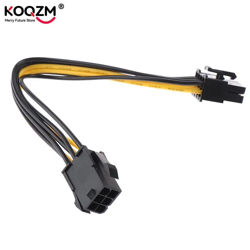 Cavo adattatore di alimentazione da 20cm PCIe da 6 Pin a 8 Pin cavo di alimentazione PCIe da 6 Pin a 8 Pin per schede Video pci-e adattatore per cavo di prolunga di alimentazione