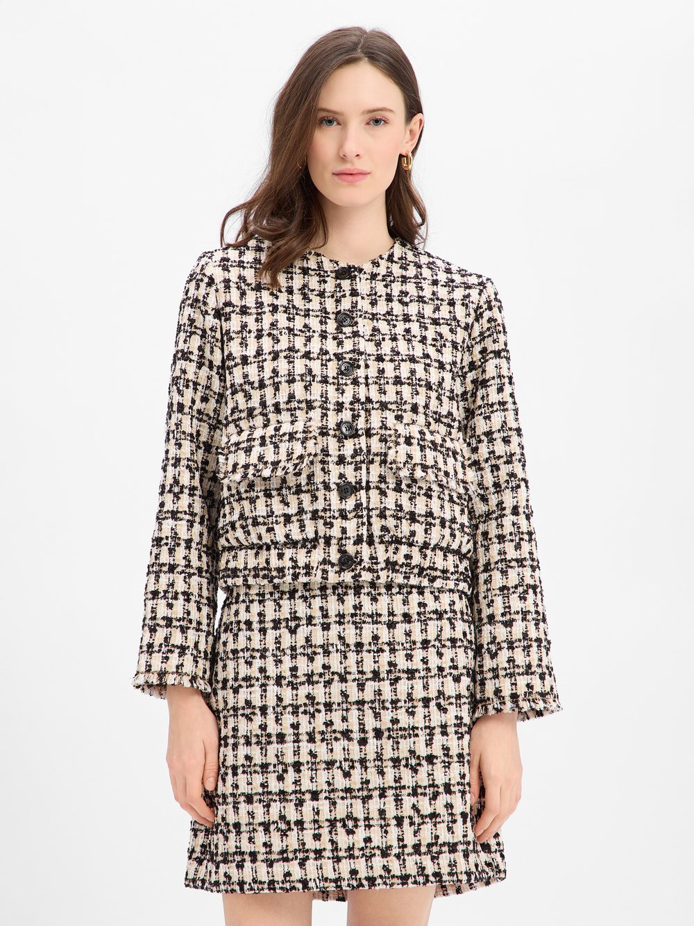 JOOP! Tweed-Blazer Damen beige, 42 Image