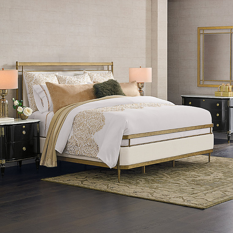 Angelina/Regency Bedroom Set - Queen, Bed, Two Nightstands and Eight-Drawer Chest - Frontgate