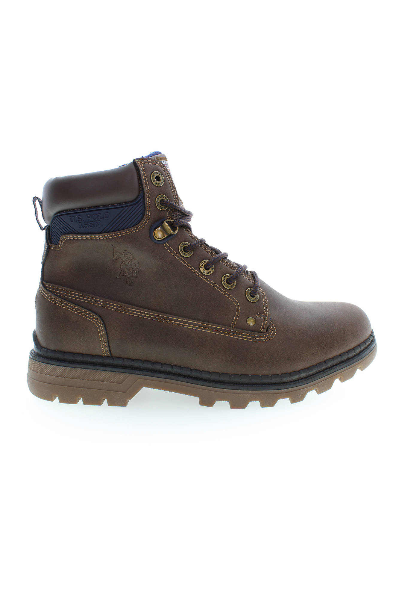 U.S. POLO ASSN. Herren Braun Polyester Stiefel