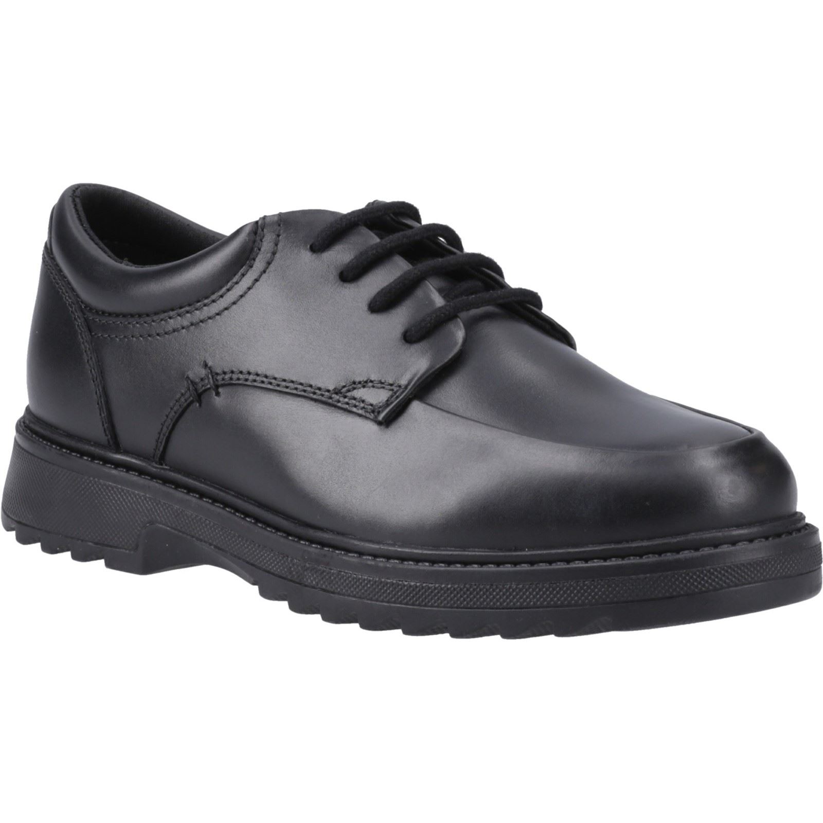 Hush Puppies Romeo Lederschuhe Für Jungen In Schwarz Image