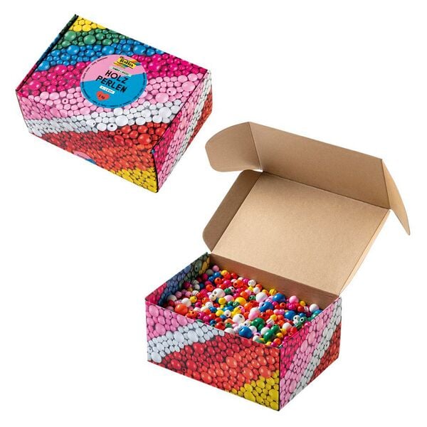 folia Holzperlen »BASIC« 2000 Stück Image