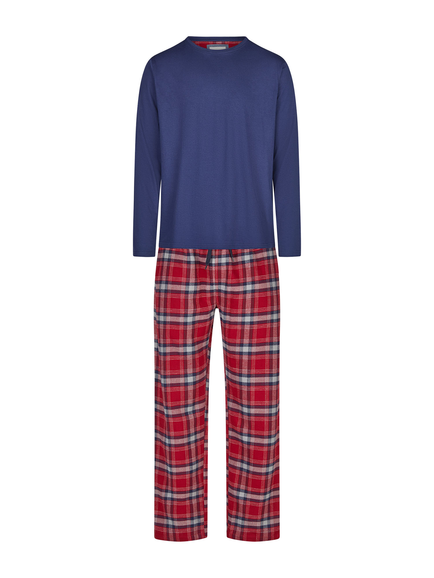 Phil & Co. Berlin Herren Pyjama Flanell Schlafanzug, Pyjama Set, Nachtwäsche Image