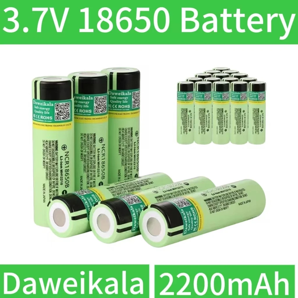 Neue 2025 NCR18650B 34B 3,7 V 18650 3400 mAh Wiederaufladbare Lithium-Batterie Taschenlampe Batterie Image