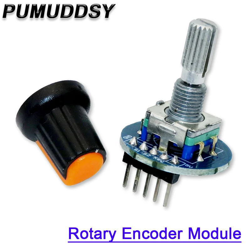 Drehgebermodul für Arduino Brick Sensor Development, runder Audio-rotierender Potentiometerknopf, EC11-Kappe Image