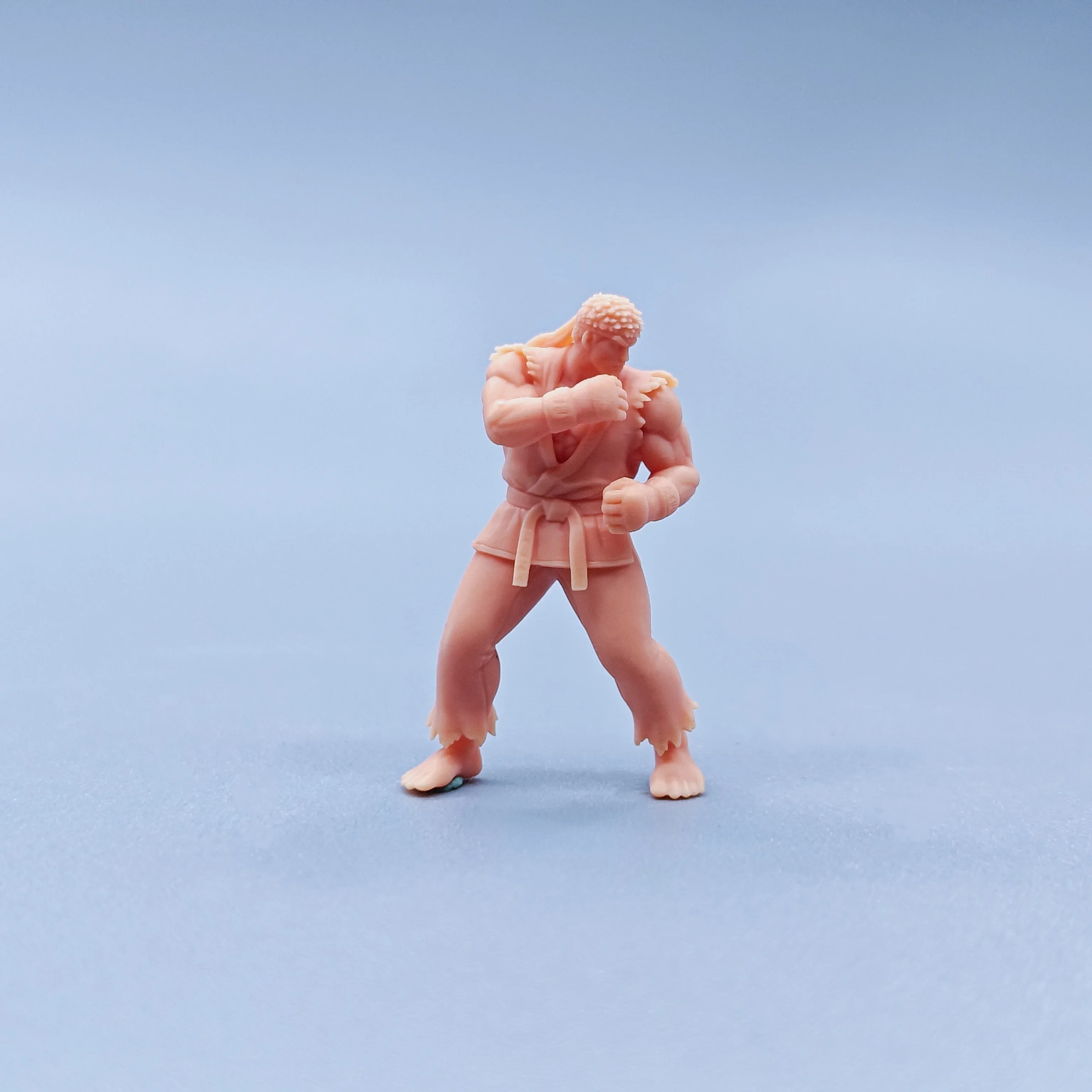 1/64 Figuren Maßstab Modell Harz Kampf Vorbereitung Ryu ungefärbte Miniaturen Diorama handbemalt C102 Image