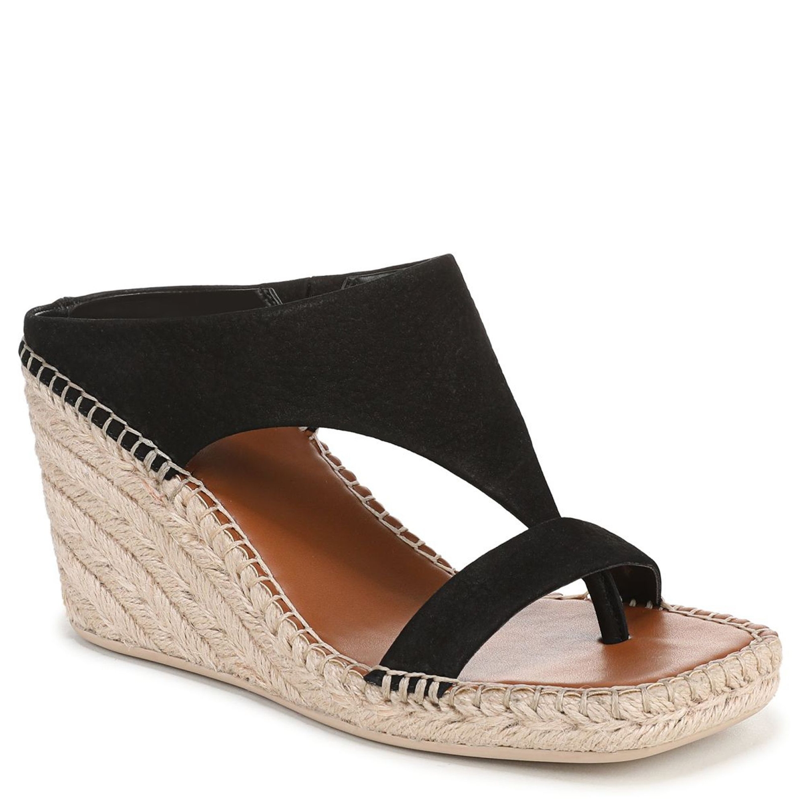 Franco Sarto Farren - Womens 8.5 Black Sandal Medium