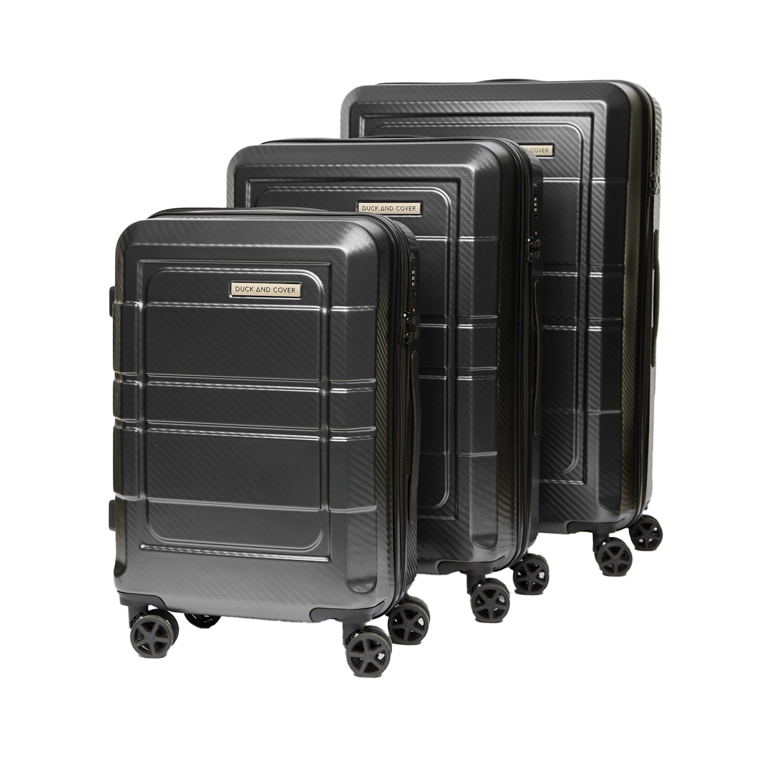 Duck and Cover - "Venture" Koffer (3er-Pack) (Holzkohle) Image