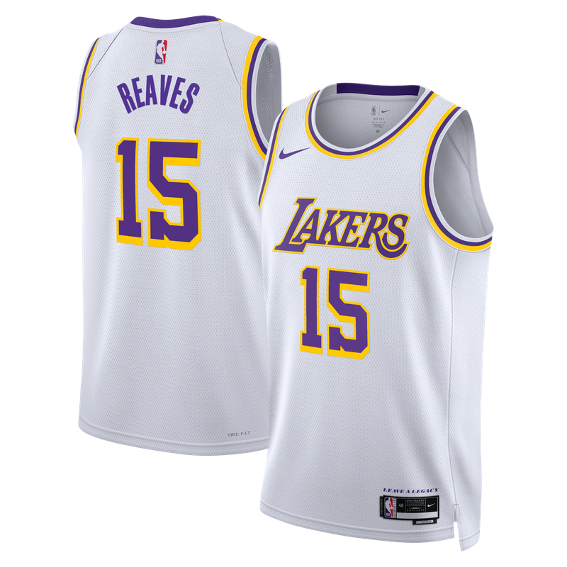 Maillot Swingman Nike Association Edition des Los Angeles Lakers - Blanc - Austin Reaves - Unisexe - Homme Taille: XS