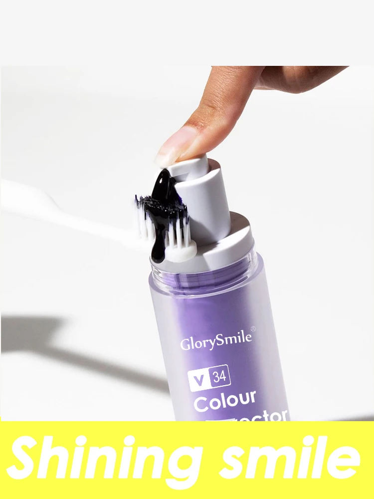 V34 Dental Whitening Zahnpasta Instant Zahnaufheller Reinigung Zahnfleck Zahnsteinreiniger Mundhygiene Frischer Atem Image