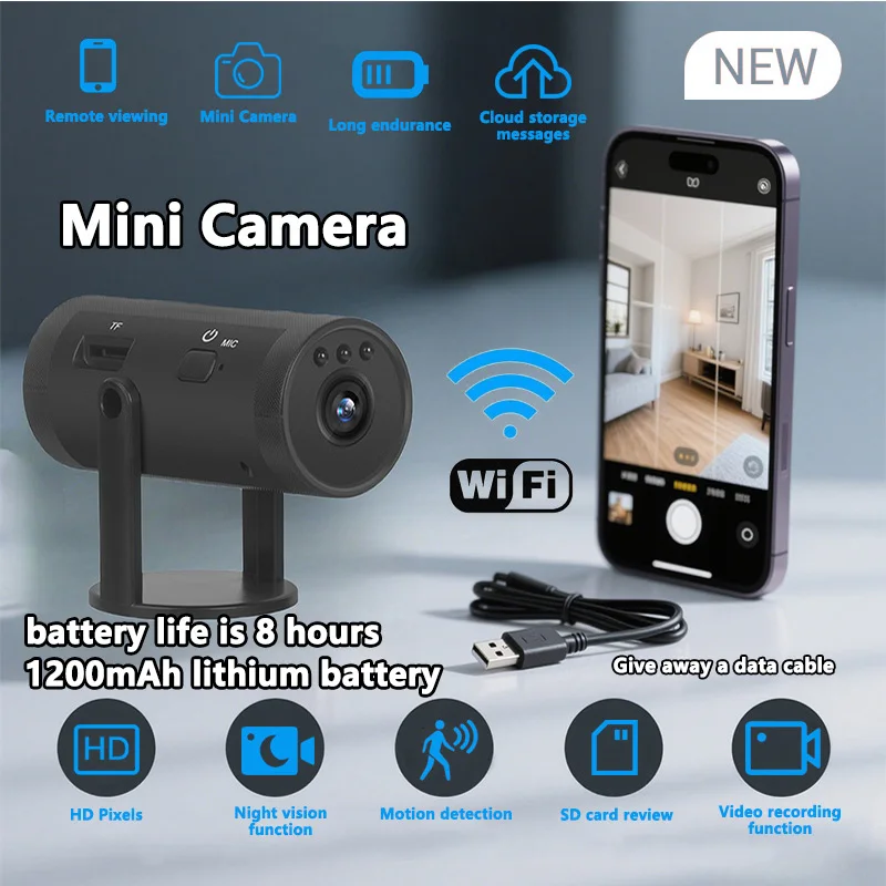 HD 1080P Mini WiFi Kamera Indoor Sicherheit Sicherheit Überwachung Baby Monitor Nachtsicht Camcorder IP Cam Audio Video Recorder Image