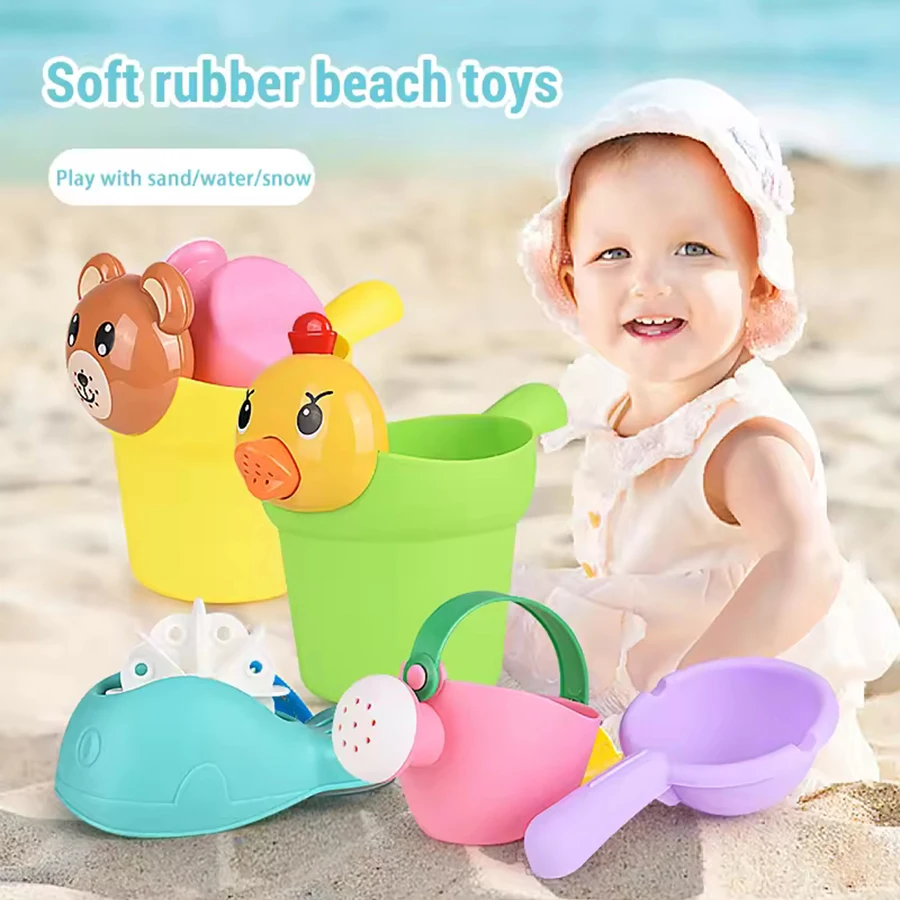 Sommer Badezimmer Pool Strand Spielen mit Sand Spiel Set Werkzeuge Outdoor eltern-kind-Interaktion Spielen Mit Sand Formen Kinder spielzeug Gif Image