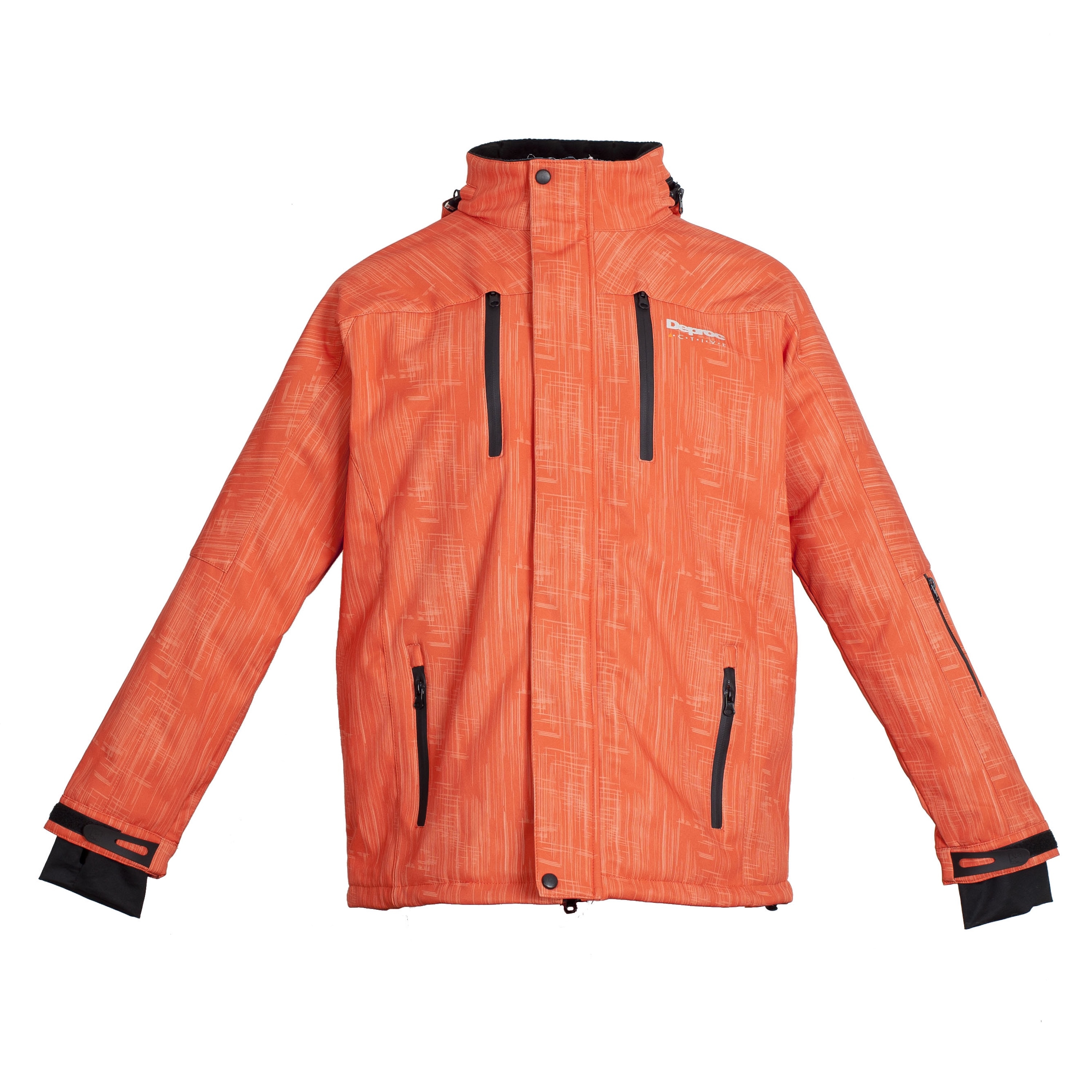Softshelljacke DEPROC ACTIVE "PEAK CHICOPEE II WOMEN", Damen, Gr. 48 (XL), orange, 96% Polyester; 4% Elastan, Windstopperbündchen mit Daumenlöchern,mit Schneefang,mit verstellbarem Klettverschluss, Jacken Softshelljacke, auch in Großen Größen...