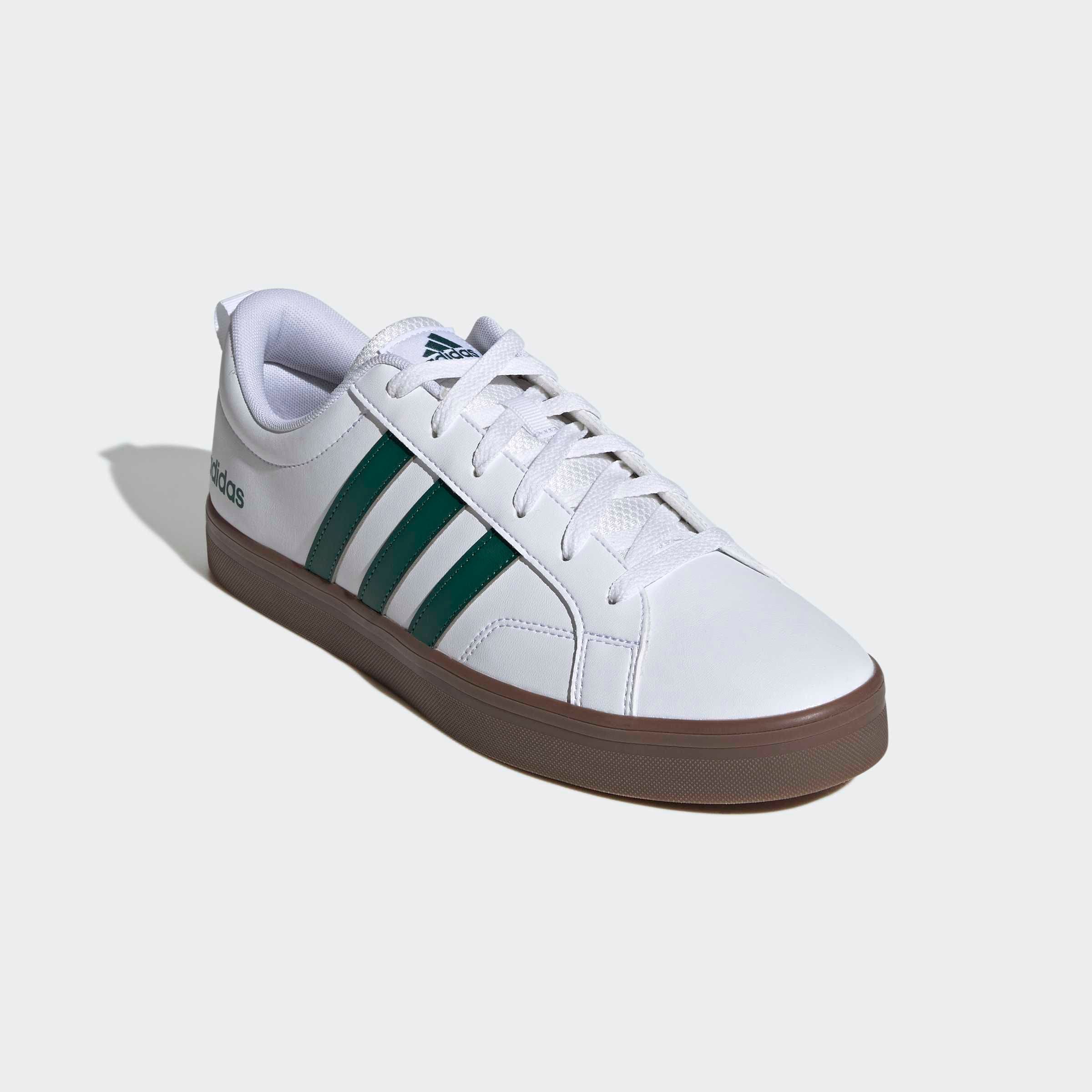Sneaker ADIDAS SPORTSWEAR "VS PACE 2.0", Herren, Gr. 42, cloud weiß, collegiate grün, gum5, Synthetik, Textil, Schuhe Sneaker