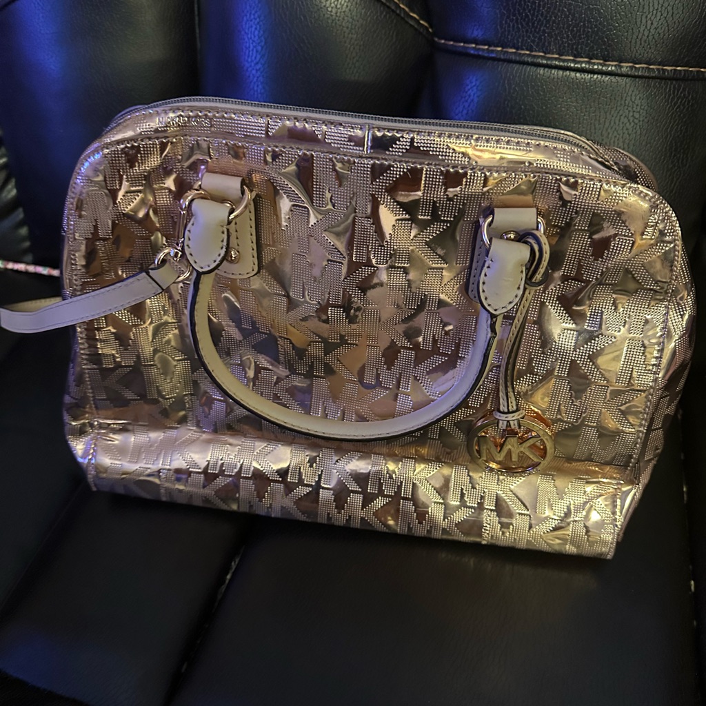 Michael Kors Bags | Gold Michael Kors Handbag | Color: Gold | Size: Os