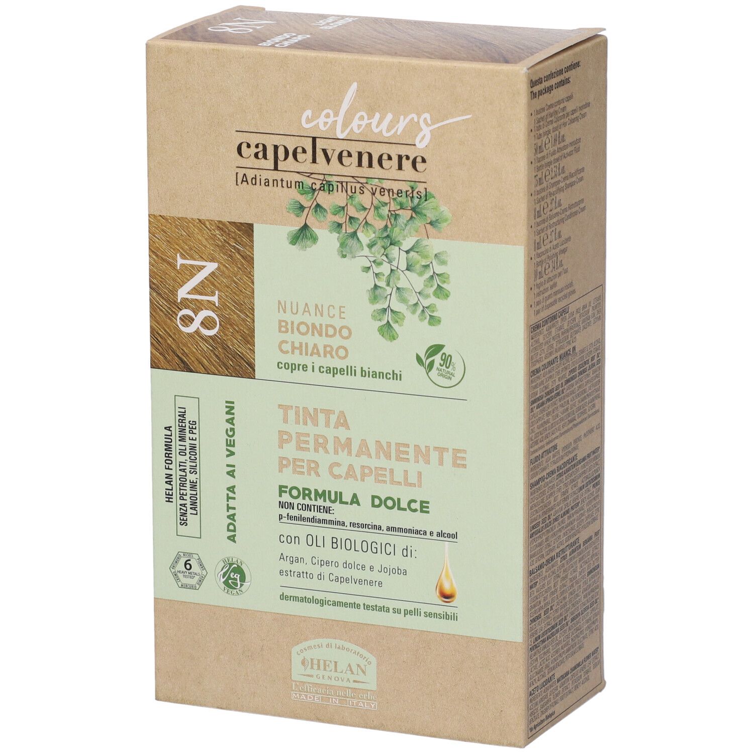 Capelvenere Colours Tinta Capelli 8N Biondo Chiaro Tintura