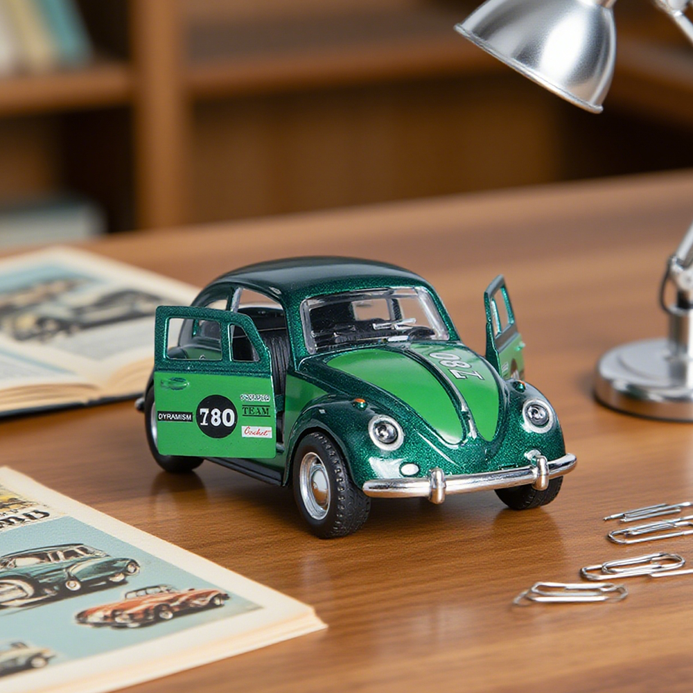 Retro Green Beetle Toy Car, Alloy Model Car, Pull Back Action, Openable Doors, Childrens Gift, Boys Toy, Model Car Retro Green Beetle Toy Car, Alloy Model Car, Pull Back Action, Openable Doors, Childrens Gift, Boys Toy, Model Car
