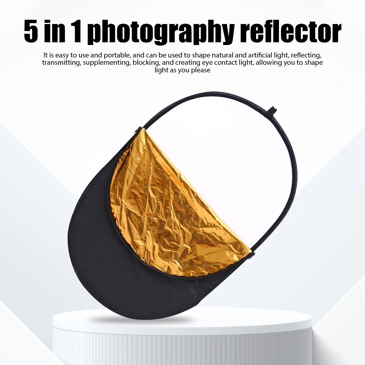 5 In 1 Photography Reflector Board For Studio And Outdoor Lighting 5 In 1 Photography Reflector Board For Studio And Outdoor Lighting