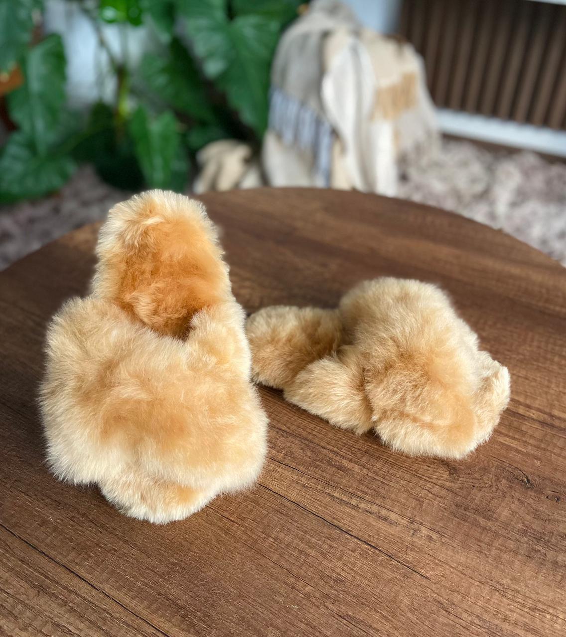 Chaussons en fourrure d'alpaga, chaussons unisexes du Pérou, chaussons en fourrure, chaussons d'hiver, chaussons en alpaga moelleux, chaussons en alpa