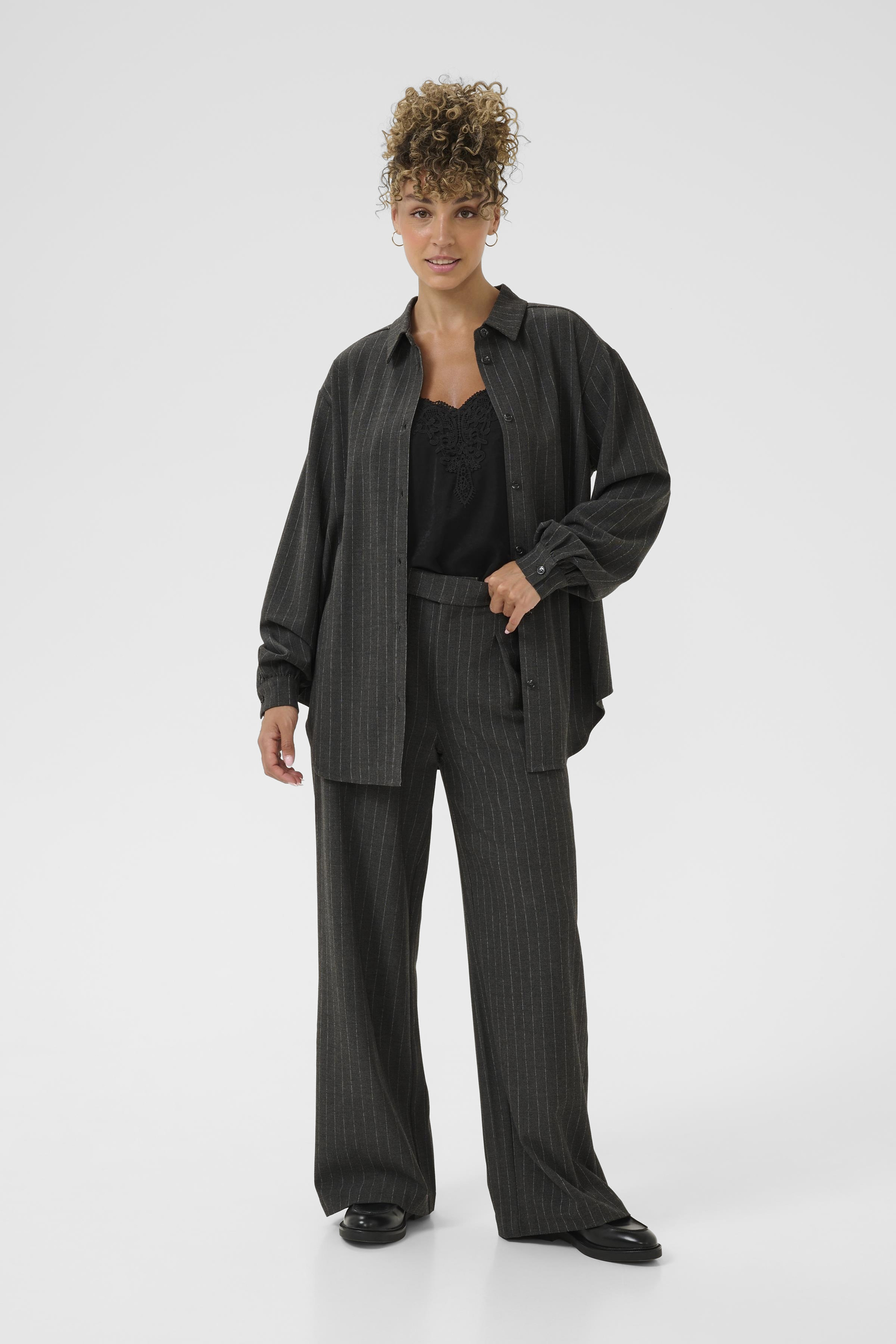 Langarm - Hemd CRTingle Langarm - Hemd Relaxed fit dark grey Image