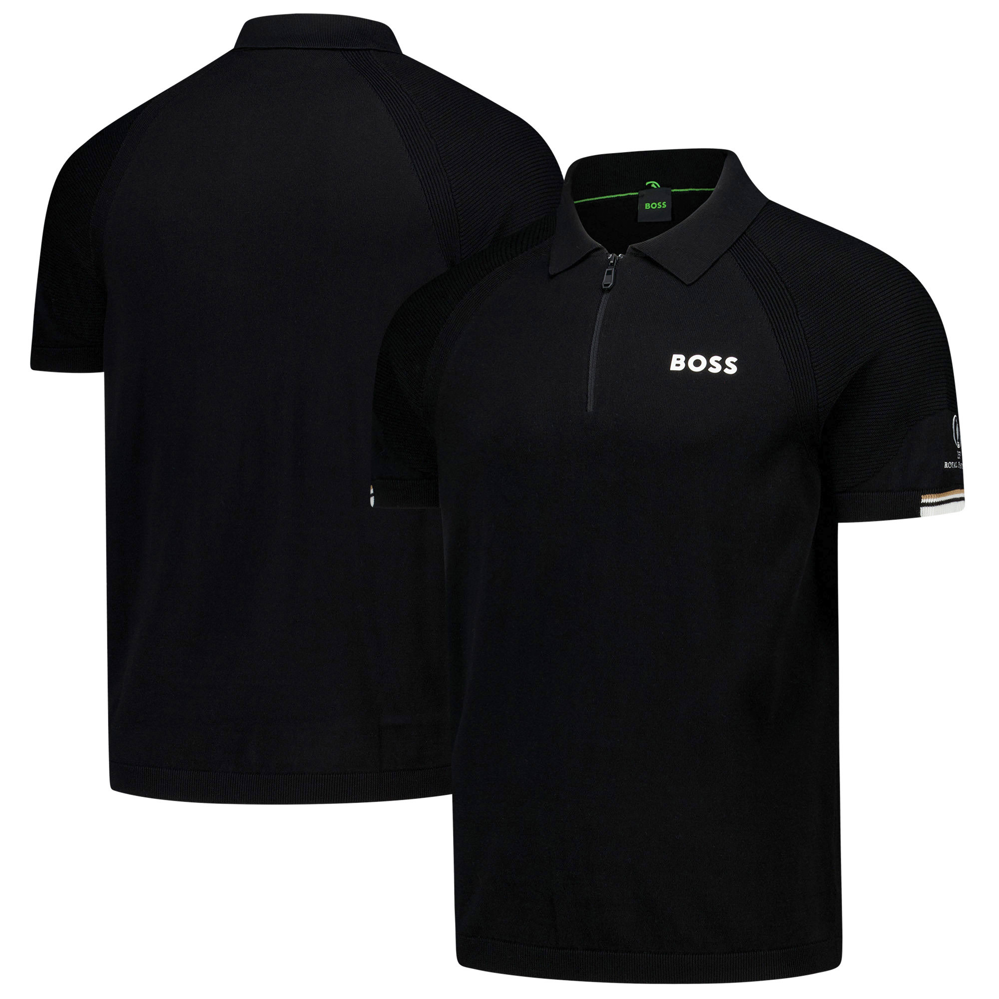 The 153rd Open Royal Portrush Hugo Boss Performance Polo - Schwarz Image