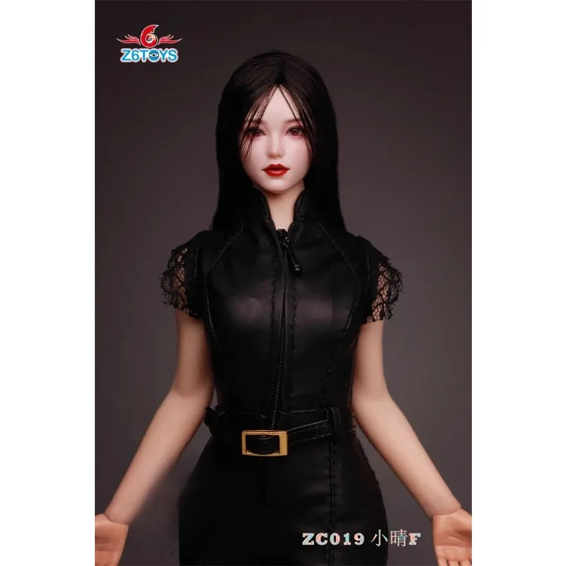 Auf Lager: ZC019 1/6 Xiaoqing Beauty Asiatische Kopfskulptur mit beweglichen Augen für 12'' weibliche TBL Actionfigur-Körper – Geschenk Image