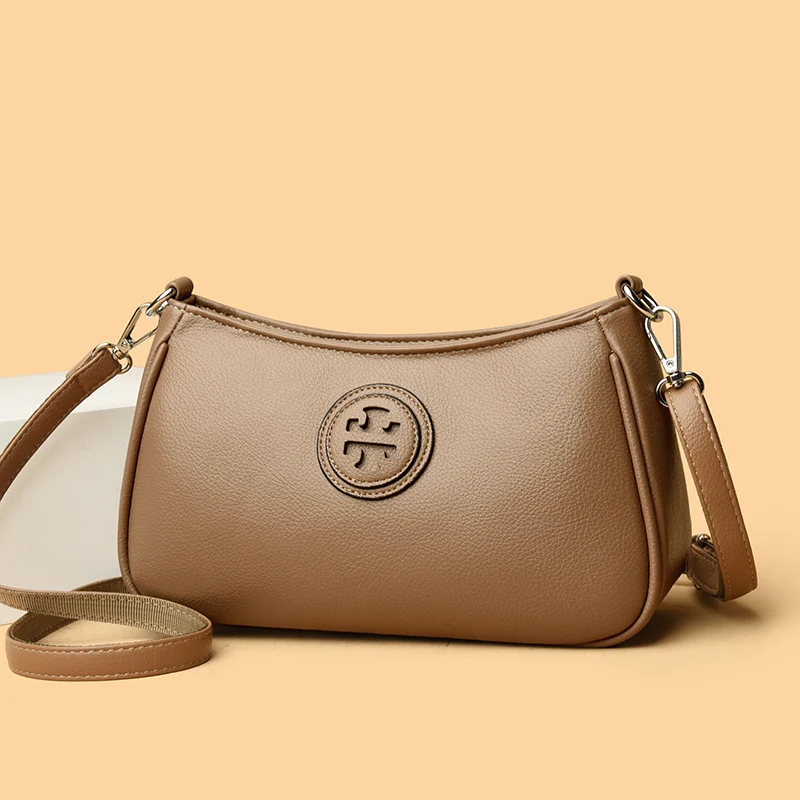 2025 New High Quality Soft PU Leather Women's Shoulder Bag Luxury Designer Sac Retro Fashion Women Handbag Wallet Sac A Main Y2k