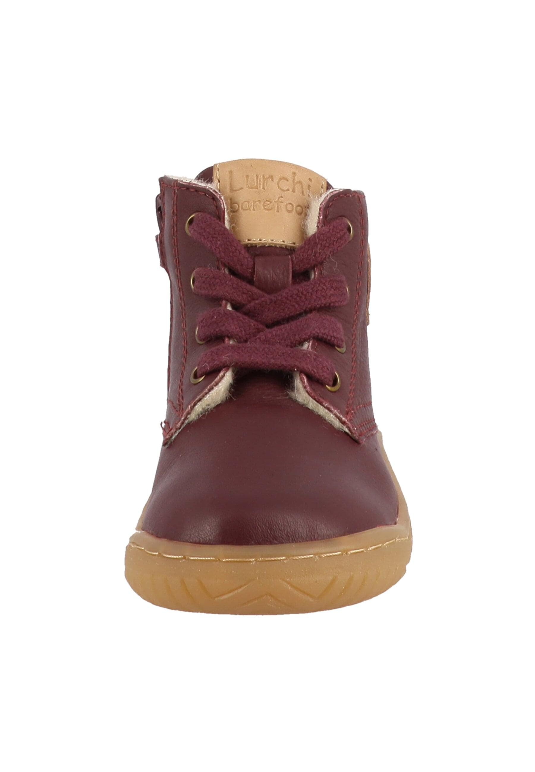 Stiefel LURCHI "Lurchi Jo Barefoot", Damen, Gr. 34, lila, Leder, Schuhe Stiefel