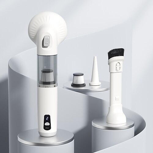 Leistungsstarker Tierhaarsauger mit Bürste und Kamm für effizientes Entfernen von Tierhaaren, leicht zusammenklappbar für Zuhause und unterwegs Image