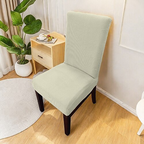 Bürostuhlbezug, Hockerbezug, geometrisch bedruckter Polyesterbezug, Stretch-Stuhlschutzbezug für Homeoffice und Wohnzimmer Image