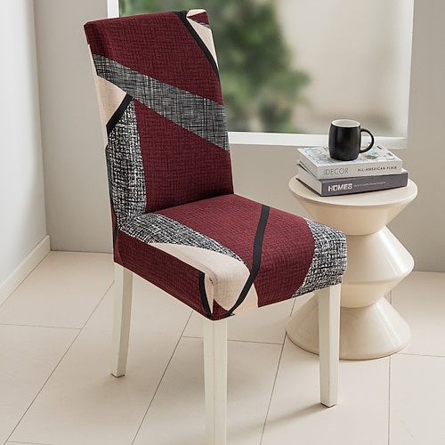 Ankunft Super Fit Stretch Abnehmbarer Waschbarer Stuhlbezug Kurzer Sitzüberzug für Hotelrestaurants, Zeremonien, Bankette, Hochzeitsfeiern Image