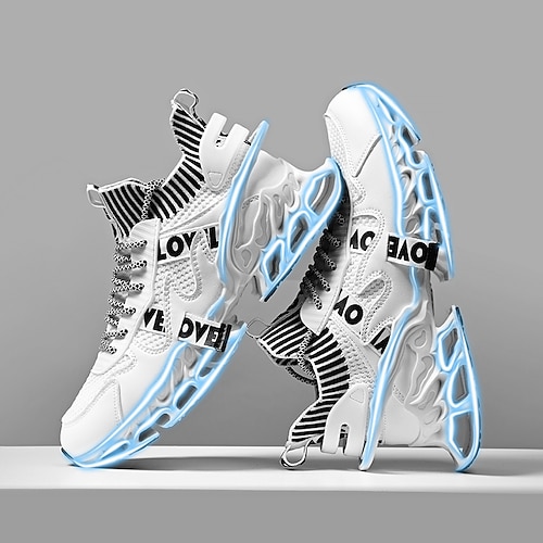 Knallrote Herren-Sportsneaker – modische Sneaker für Streetstyle und Sport, atmungsaktives Mesh, gepolsterte Sohle, perfekt für einen aktiven Lebensstil und Freizeitaktivitäten Image