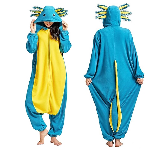 Karneval Patchwork Onesie-Kostüm Karnevalskostüm Tier Pyjamas-Einteiler Kigurumi-Pyjamas Lustiges Kostüm Für Erwachsene Herren Damen Weihnachten Karneval Neujahr Karikatur Image