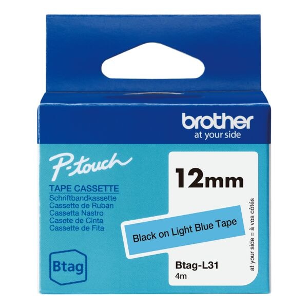 Brother Schriftband »Btag« 12 mm x 4,0 m blau, 1.2 cm Image