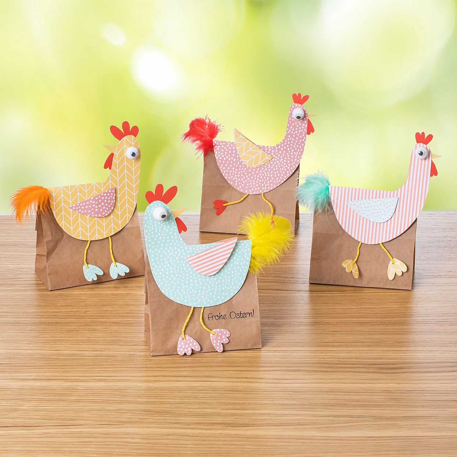 buttinette Kit créatif "poules rigolotes