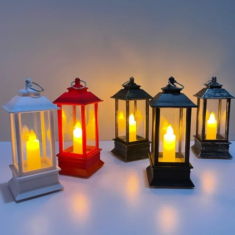 Vintage LED Öllampe Nachtlicht Batteriebetrieben Warmweiß für Schlafzimmer Dekor Weihnachten Halloween Home Atmosphäre Beleuchtung