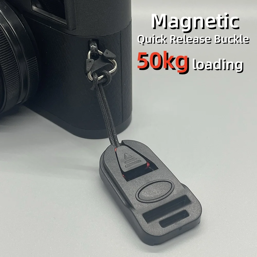 Neue Schnellverschluss-Kamera-Anschlussschnalle für Schultergurt, Hals, Handgelenk, Sony, Canon, Nikon, Panasonic, Fuji Micro, einzelner SLR-Anker Image