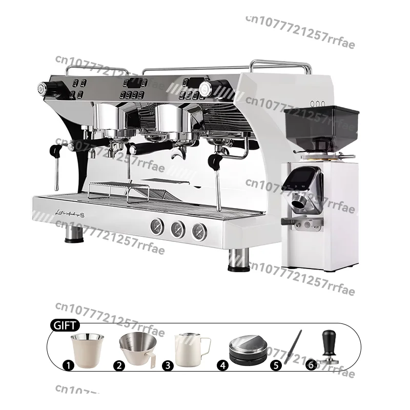 Kommerzielle Kaffeemaschine CRM3120C Doppelkopf-Kaffeemaschine, unabhängiges Multi-Boiler-System, einstellbare Extraktionstemperatur Image